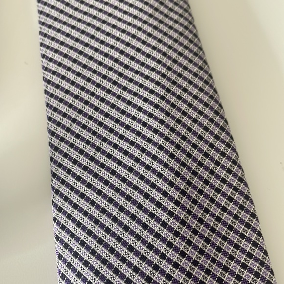 Black Brown 1826 Silk Men’s Formal Tie - Picture 2 of 7